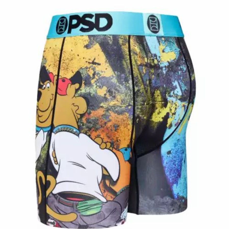 Underwear * | Men'S Psd Scooby Doo Boxer Briefs Multi