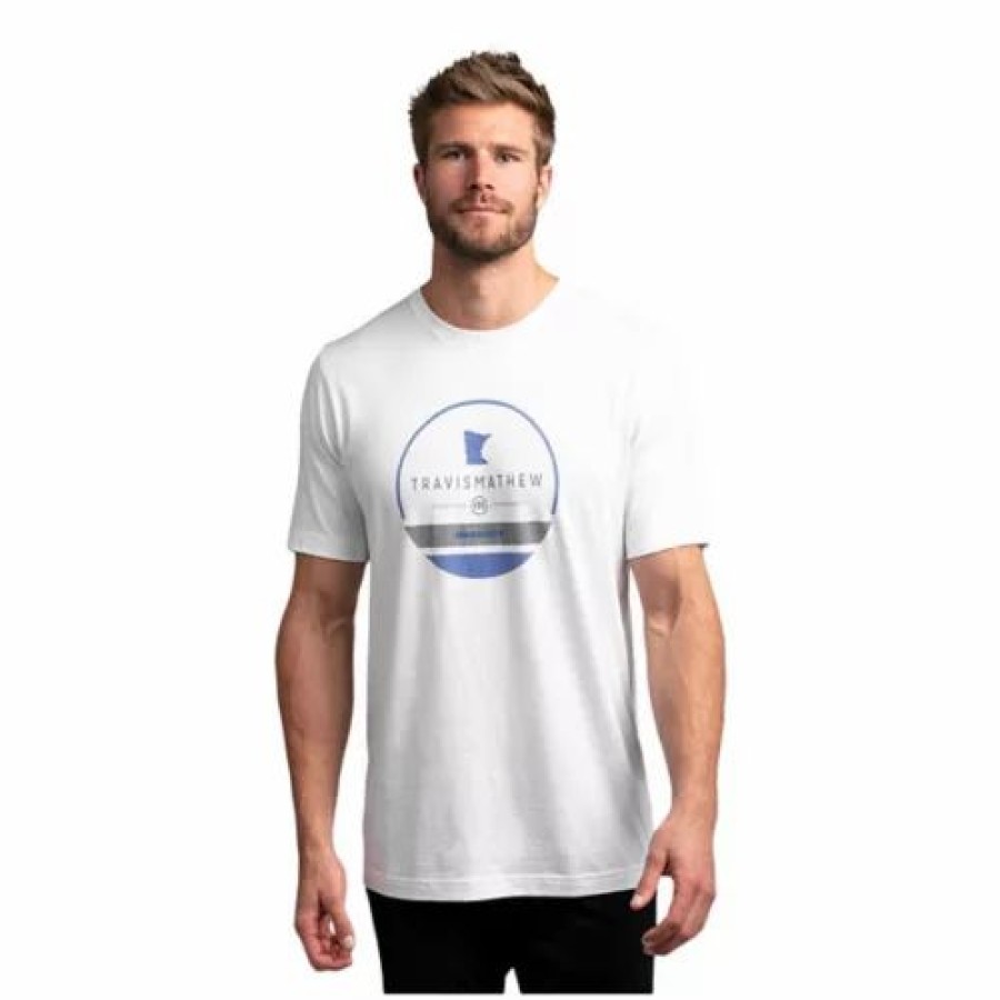 Shirts * | Men'S Travismathew Twin Cities T-Shirt White