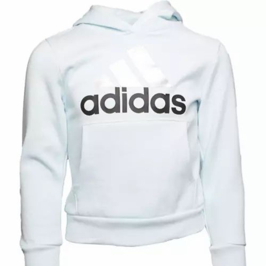 Shirts * | Girls' Adidas Logo Scoop Neck Shirt