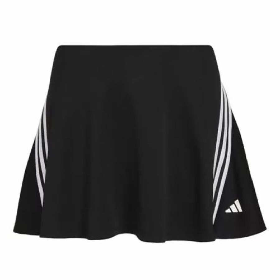 Skirts & Skorts * | Toddler Girls' Adidas 3-Stripe Classic Skort Adi Black