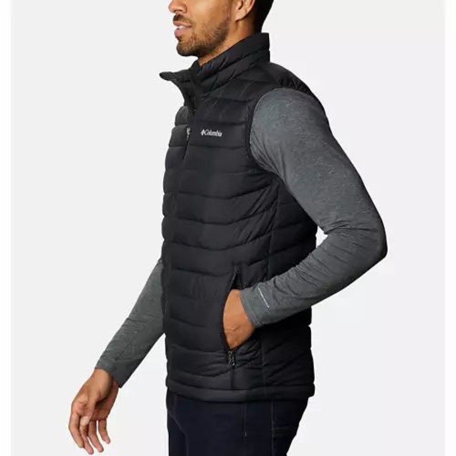 Vests * | Men'S Columbia Powder Lite Vest Black