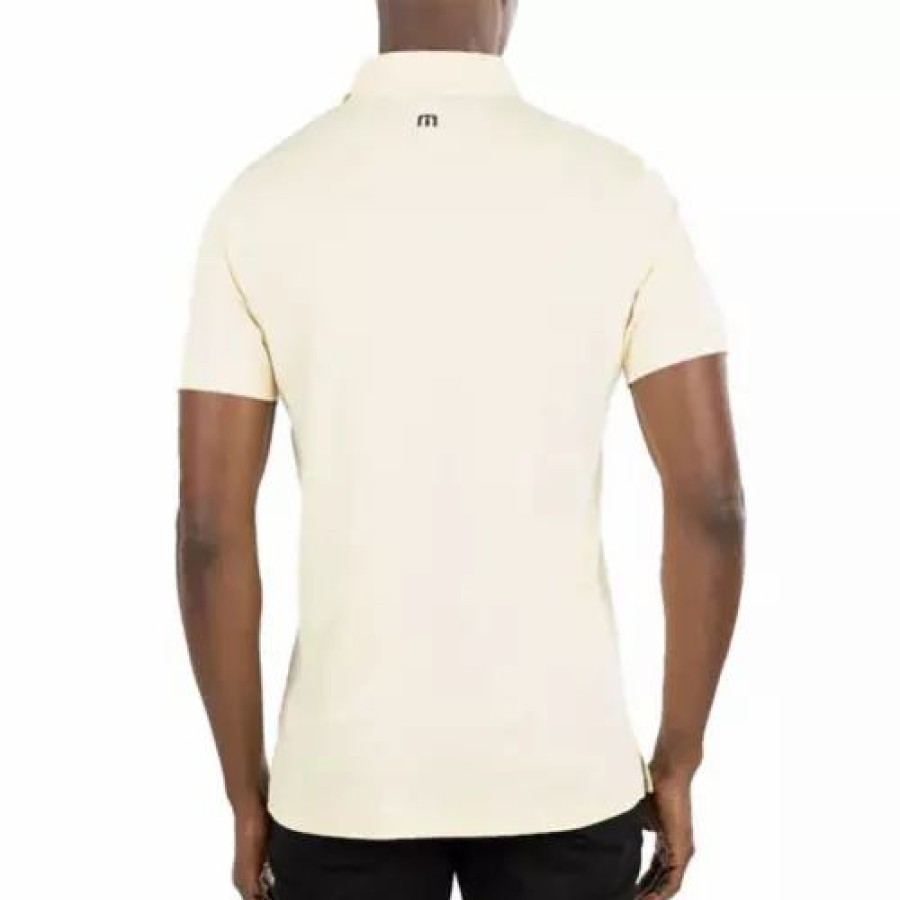 Shirts * | Men'S Travismathew Salt Sand Golf Polo Heather Sunlight