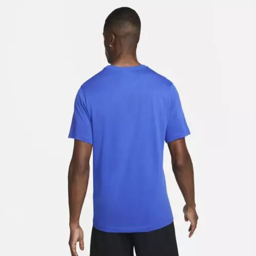 Shirts * | Men'S Nike Dri-Fit Sport Clash T-Shirt Game Royal