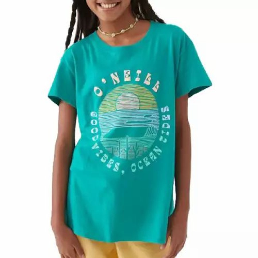 Shirts * | Girls' O'Neill Beachy Keen T-Shirt Blue