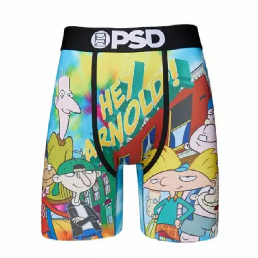 Underwear * | Men'S Psd Hey Arnold Boxer Briefs