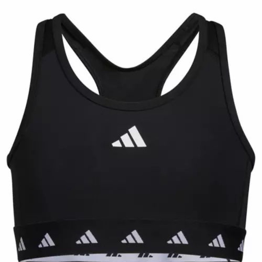 Bras * | Girls' Adidas Aeroready Power React Sports Bra