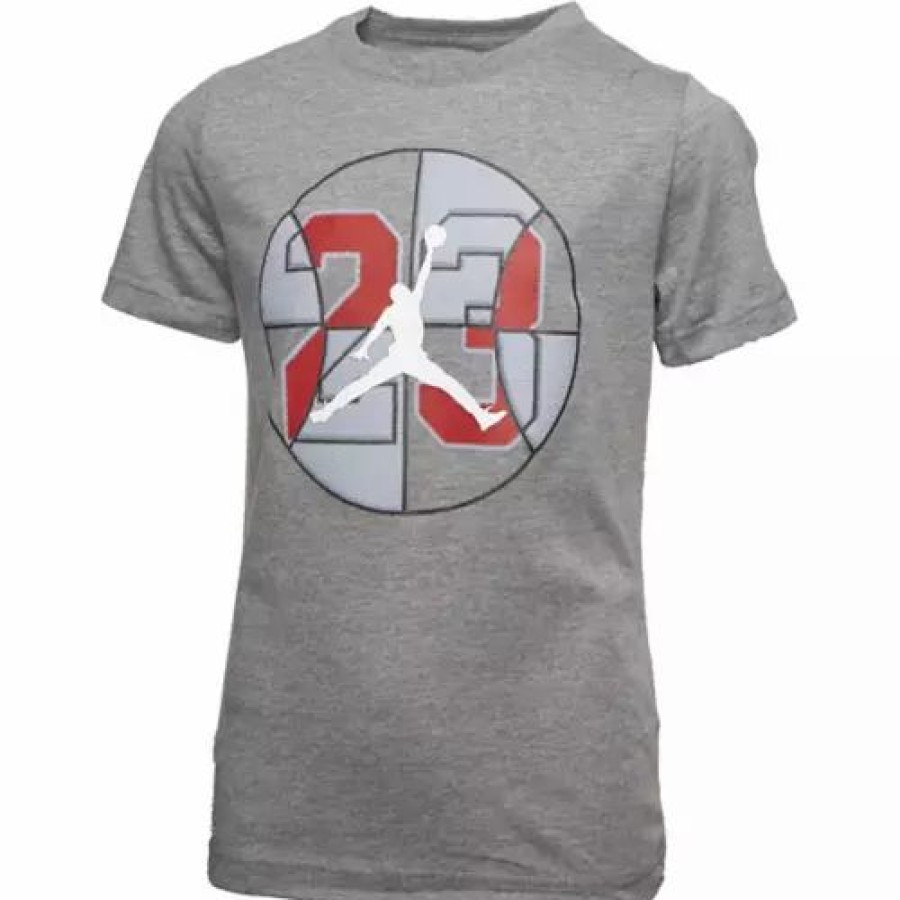 Shirts * | Boys' Jordan 23 Pick Up Game T-Shirt Carbon Heather