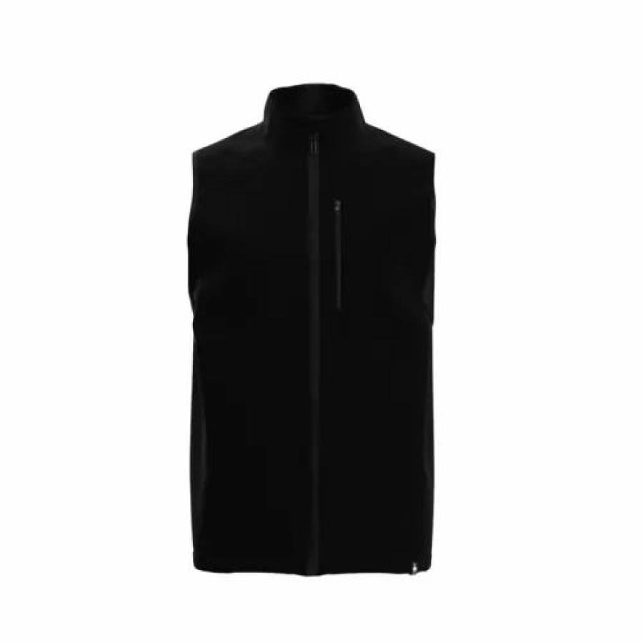 Vests * | Men'S Smartwool Merino Sport Ultra Light Vest Black