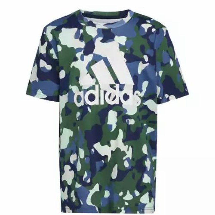 Shirts * | Boys' Adidas Core Camo T-Shirt