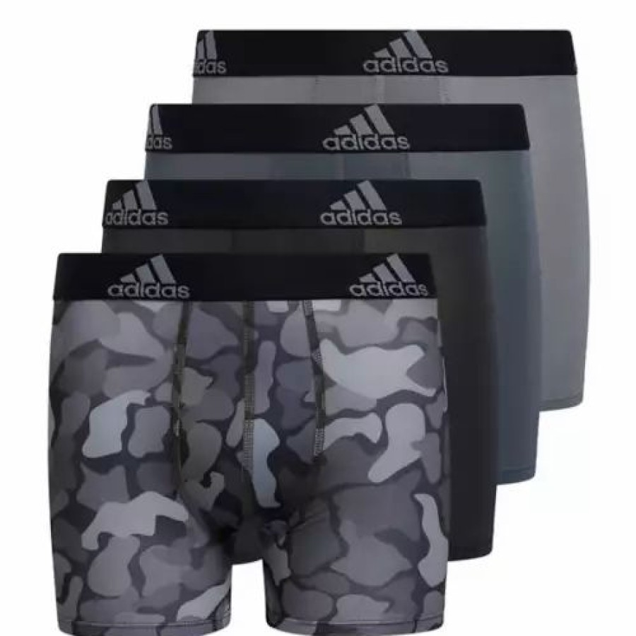 Underwear * | Boys' Adidas Perfect Graphic Boxer Briefs