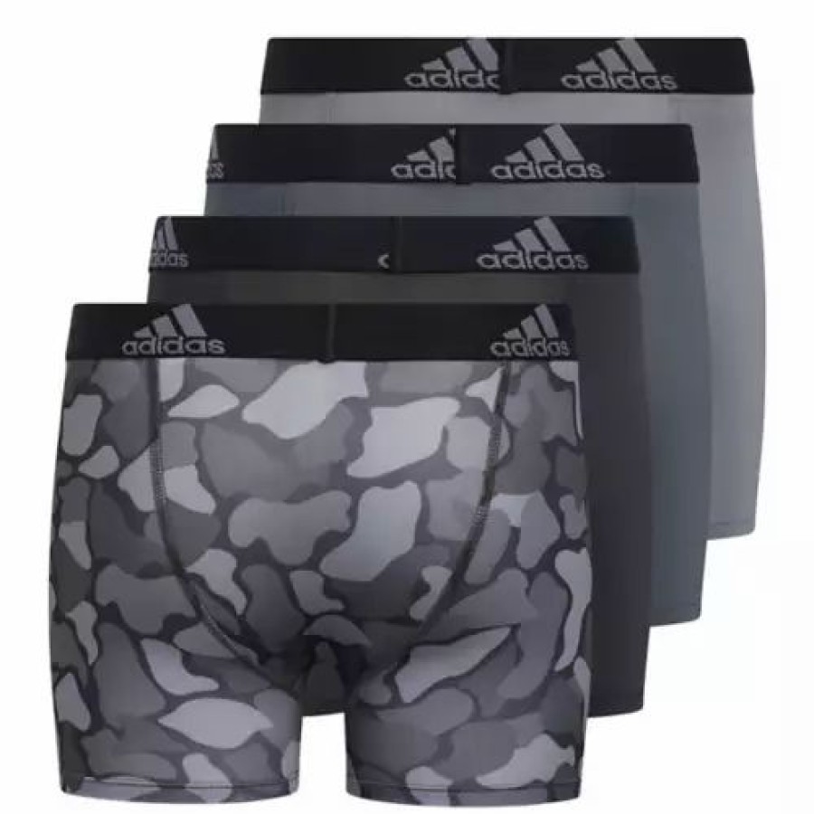 Underwear * | Boys' Adidas Perfect Graphic Boxer Briefs