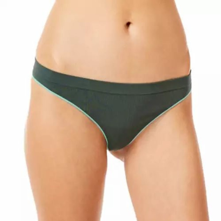 Underwear * | Women'S Bombas Ribbed Seamless Thong