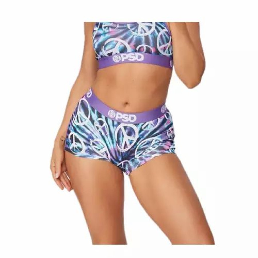 Underwear * | Women'S Psd Bandana Tie Dye Boy Shorts