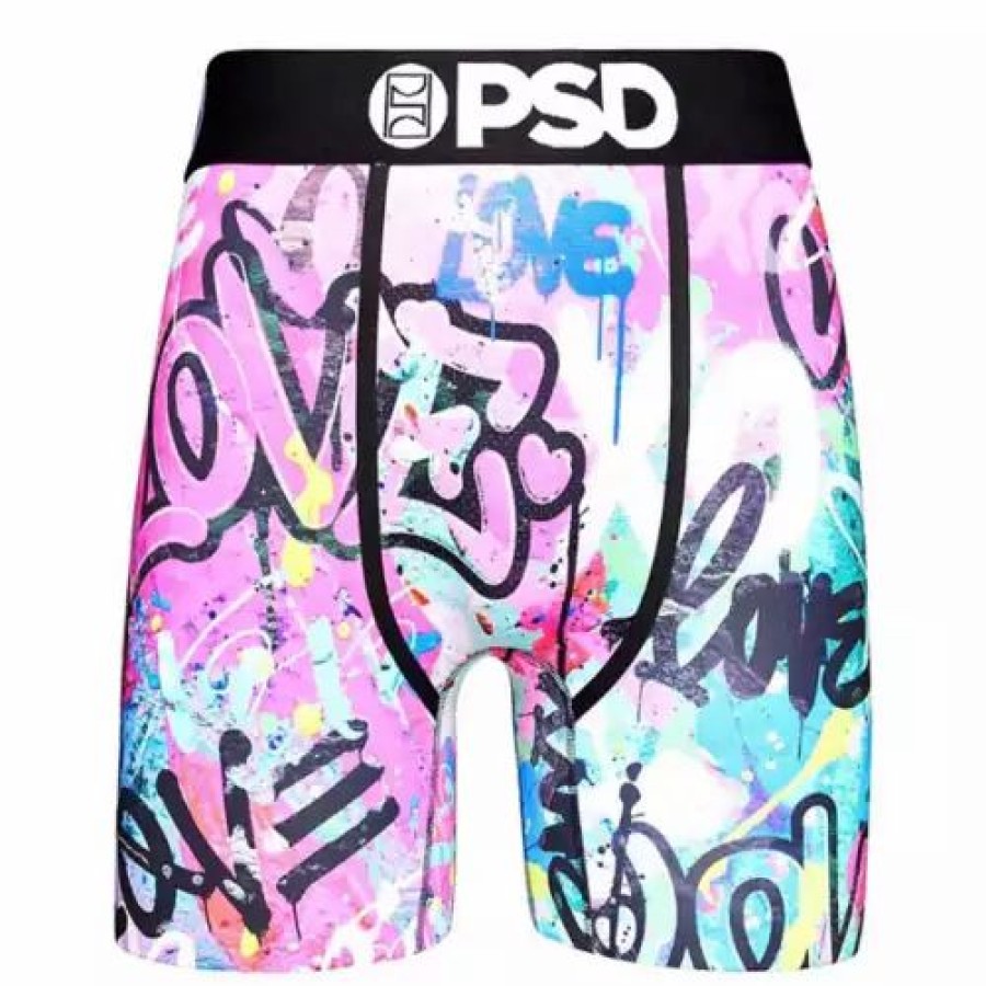 Underwear * | Men'S Psd Tough Love Boxer Briefs Pink