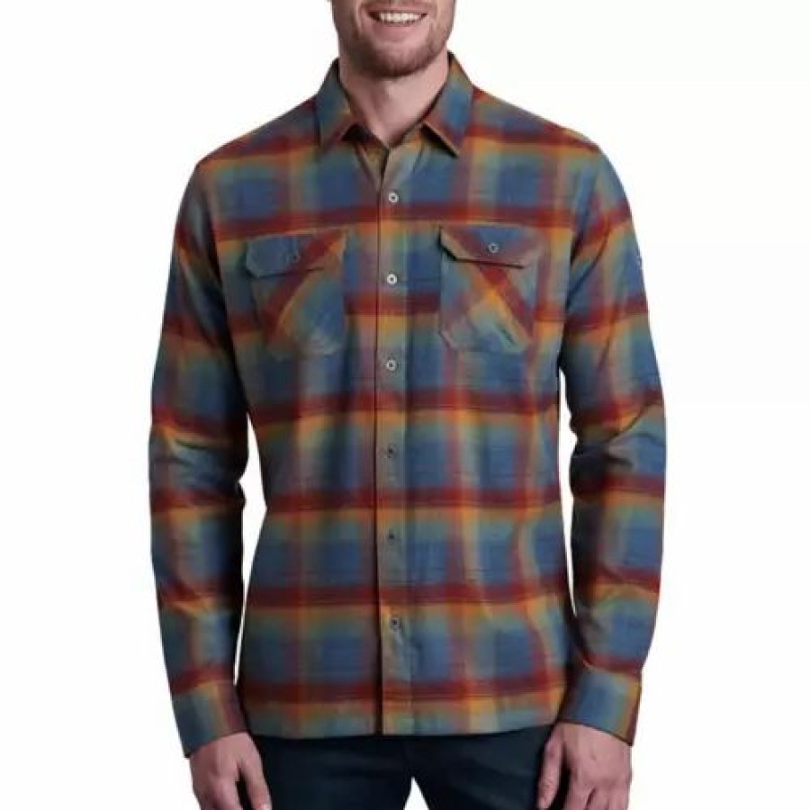 Shirts * | Men'S Kuhl Dillingr Flannel Long Sleeve Shirt