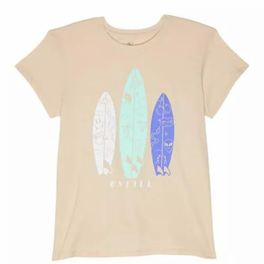 Shirts * | Girls' O'Neill Sketchy Shred T-Shirt Blush