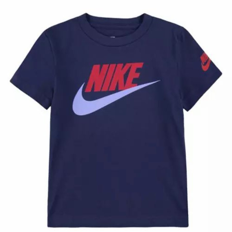 Shirts * | Toddler Boys' Nike Club Hbr T-Shirt Midnight