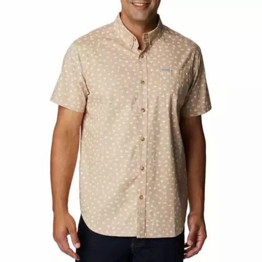 Shirts * | Men'S Columbia Rapid Rivers Printed Short Sleeve Shirt