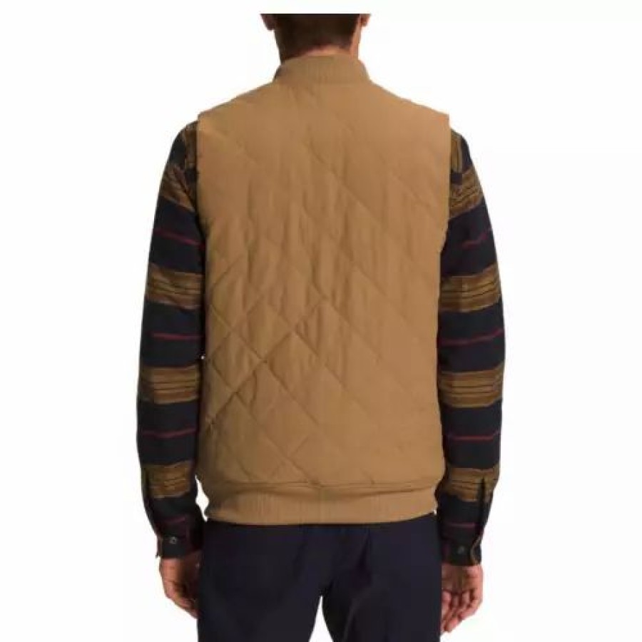 Vests * | Men'S The North Face Cuchillo Insulated Vest Brown