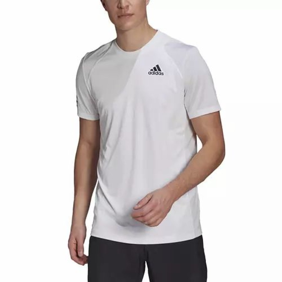 Shirts * | Men'S Adidas Club 3-Stripe Tennis T-Shirt