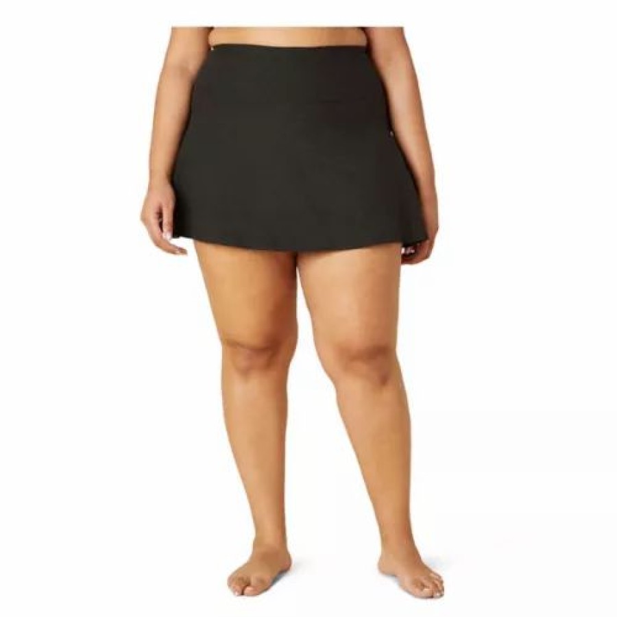 Skirts & Skorts * | Women'S Beyond Yoga Plus Size Spacedye Tie Breaker Circle Tennis Skort