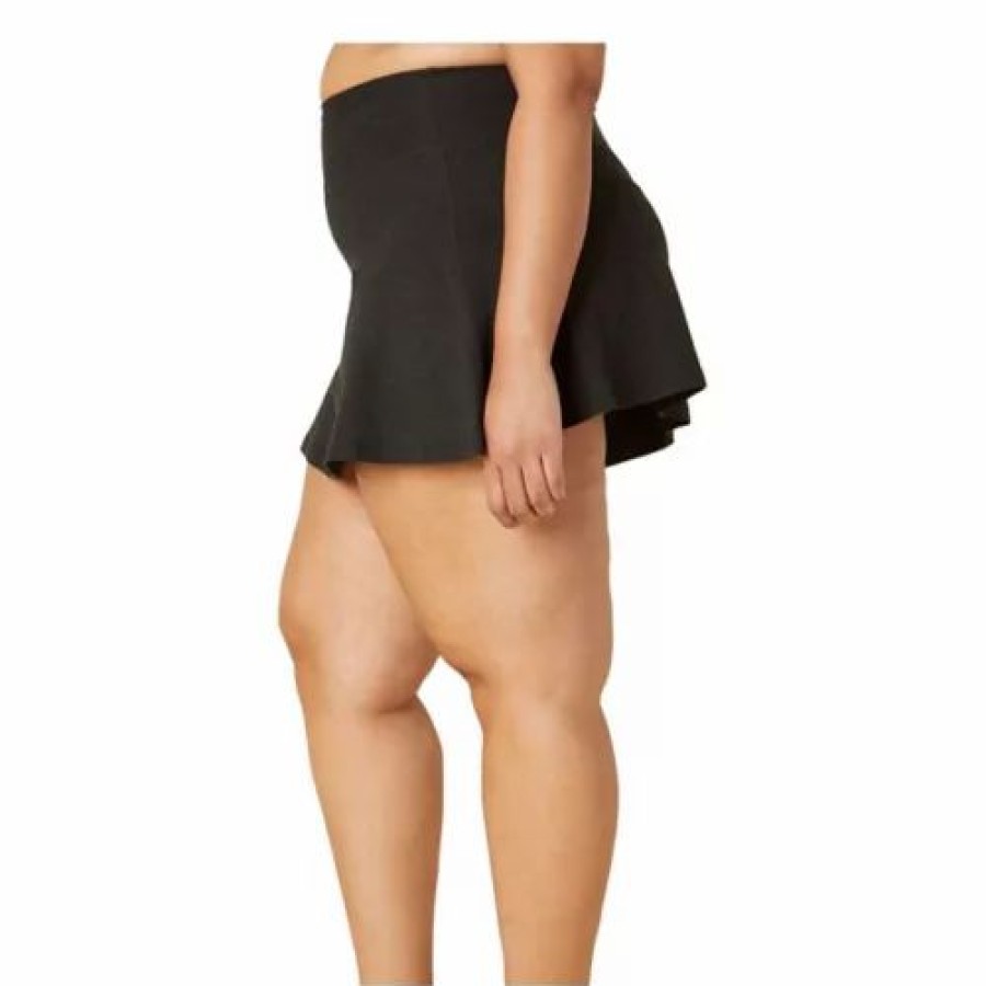 Skirts & Skorts * | Women'S Beyond Yoga Plus Size Spacedye Tie Breaker Circle Tennis Skort