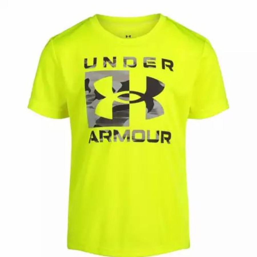 Shirts * | Boys' Under Armour Viro Core T-Shirt Yellow