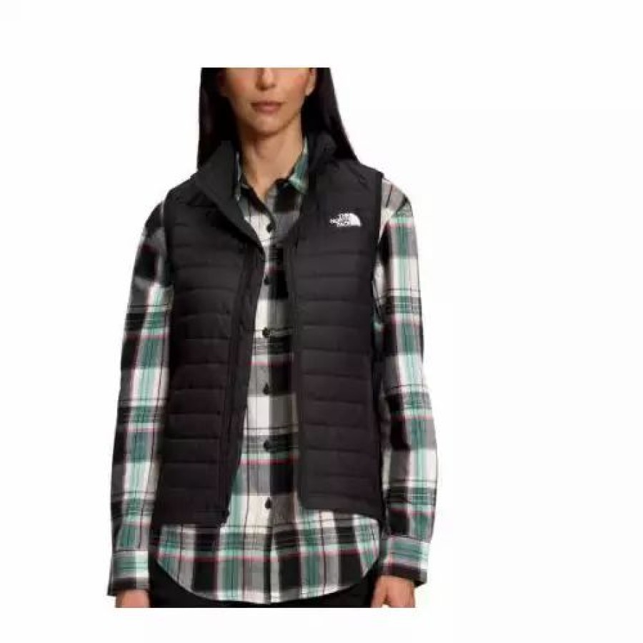 Vests * | Women'S The North Face Canyonlands Hybrid Vest Tnf Black