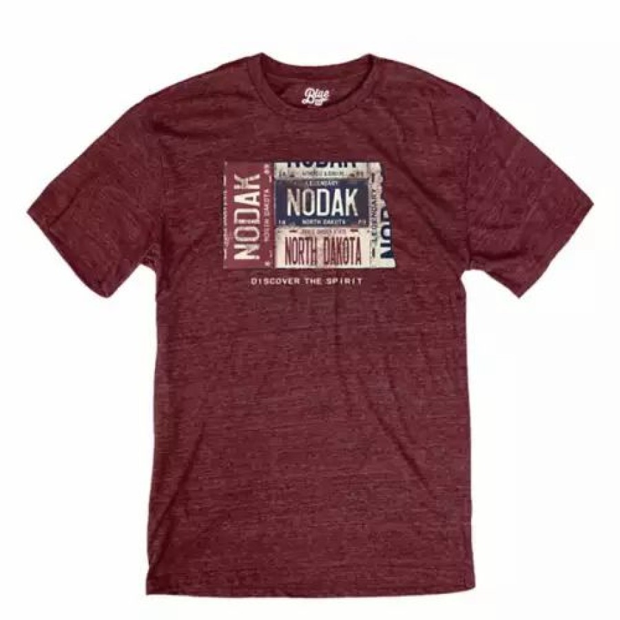 Shirts * | Men'S Blue 84 North Dakota Rust Never Sleeps T-Shirt Maroon