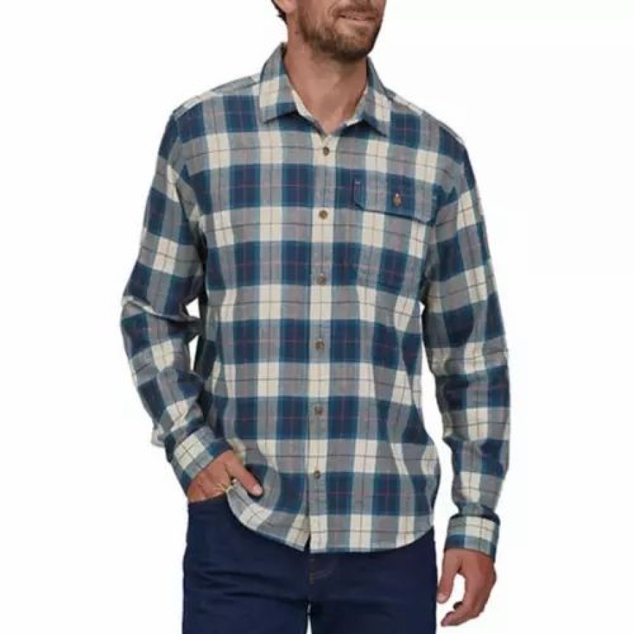 Shirts * | Men'S Patagonia Cotton In Conversion Lightweight Fjord Flannel Shirt