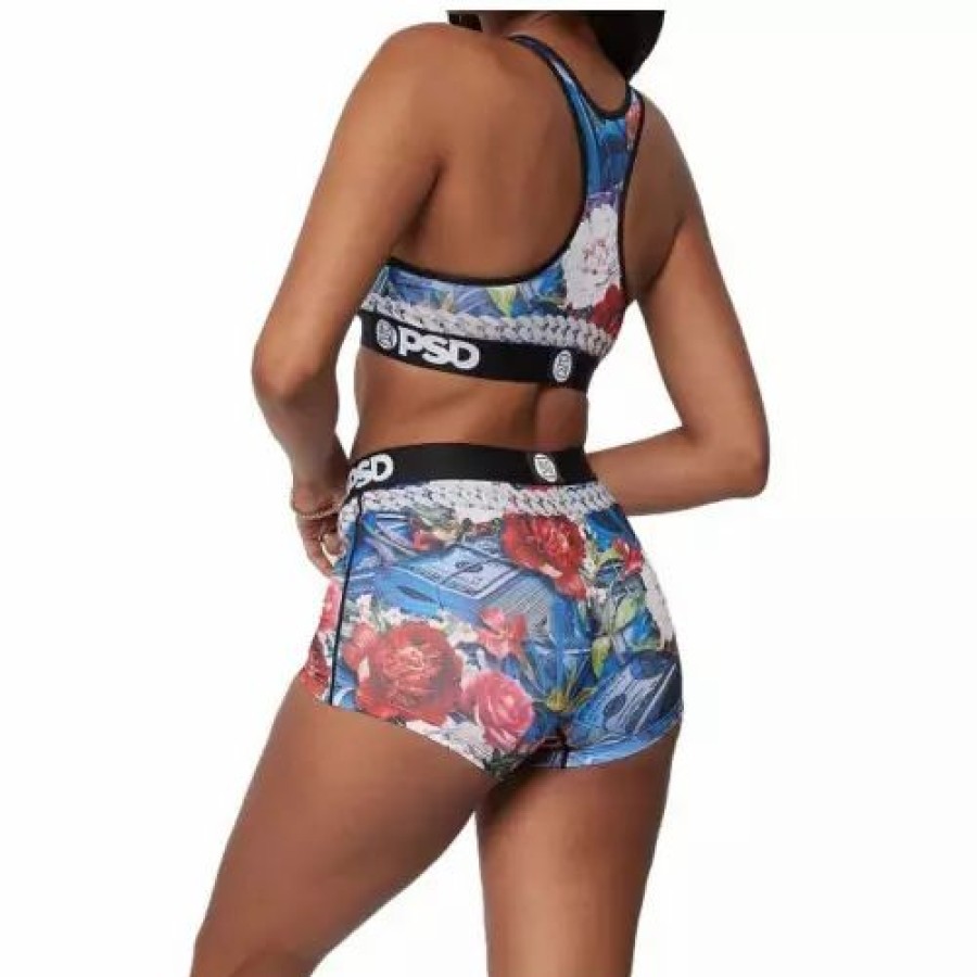 Underwear * | Women'S Psd Roses Boy Shorts