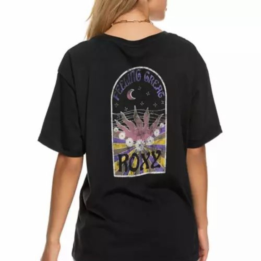 Shirts * | Women'S Roxy Loving Bomb T-Shirt Anthracite