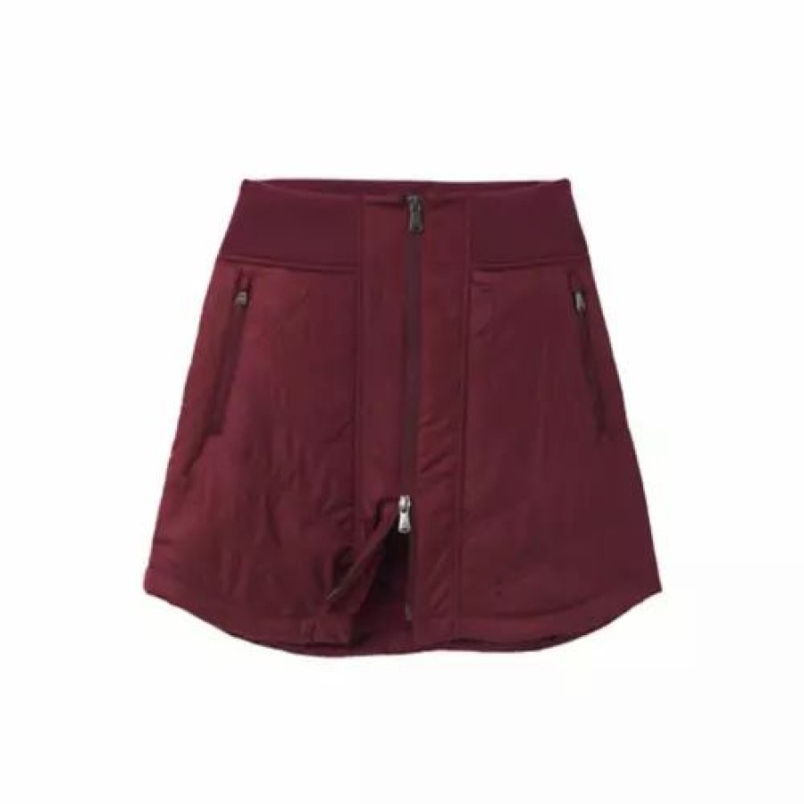 Skirts & Skorts * | Women'S Prana Esla Skirt Maroon