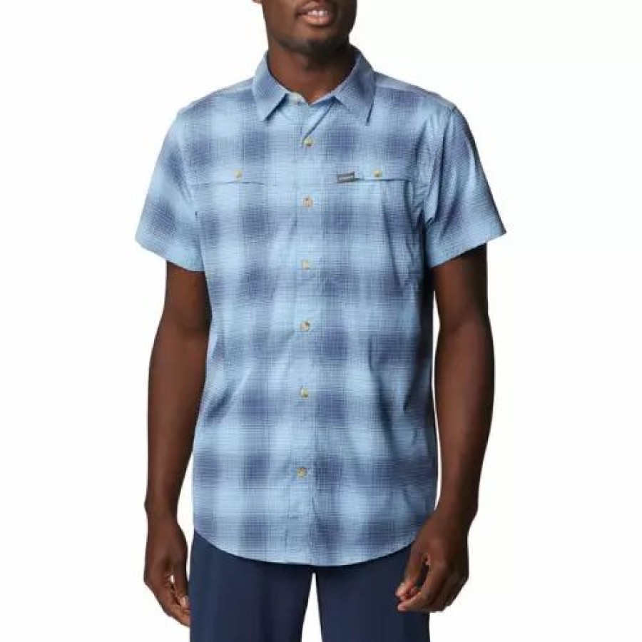 Shirts * | Men'S Columbia Newton Ridge Plaid Short Sleeve Shirt