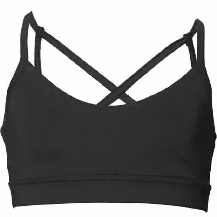 Bras * | Girls' Colosseum Solid Bralette Black