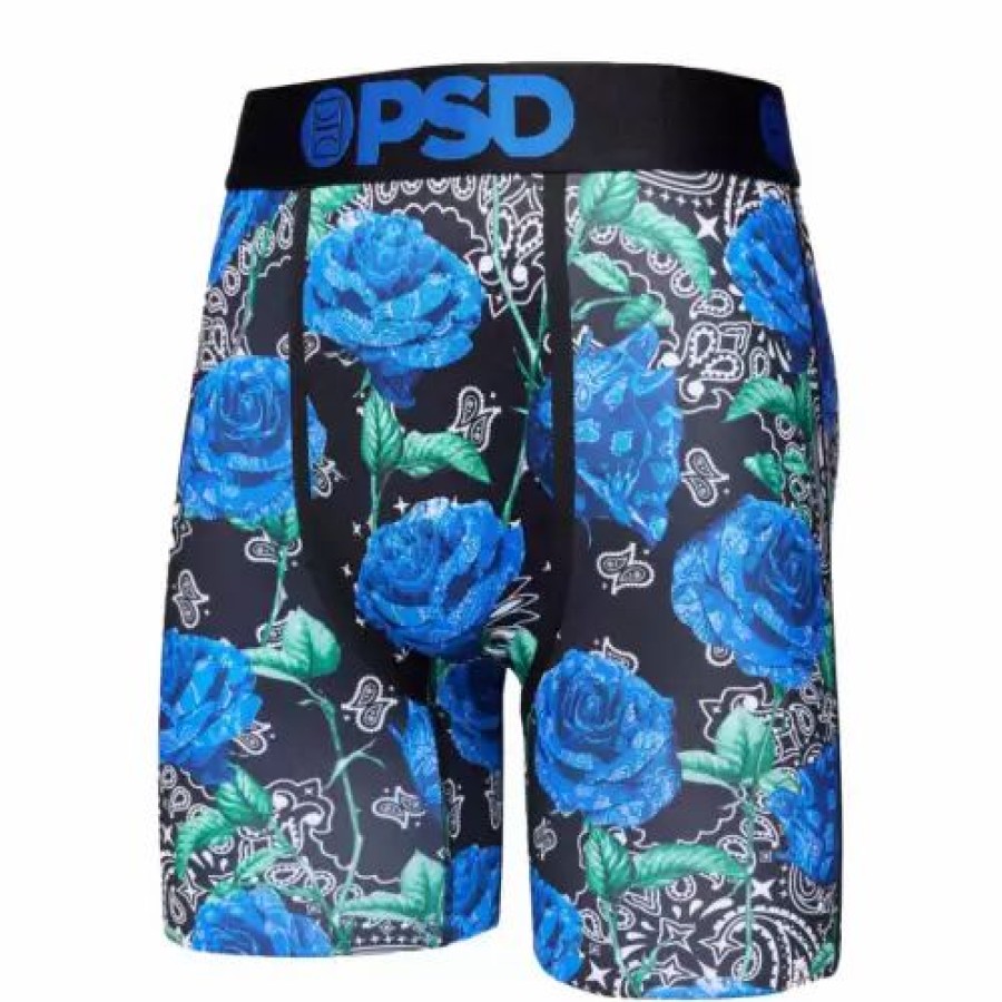 Underwear * | Men'S Psd Rose Bandit 3 Pack Boxer Briefs Multi