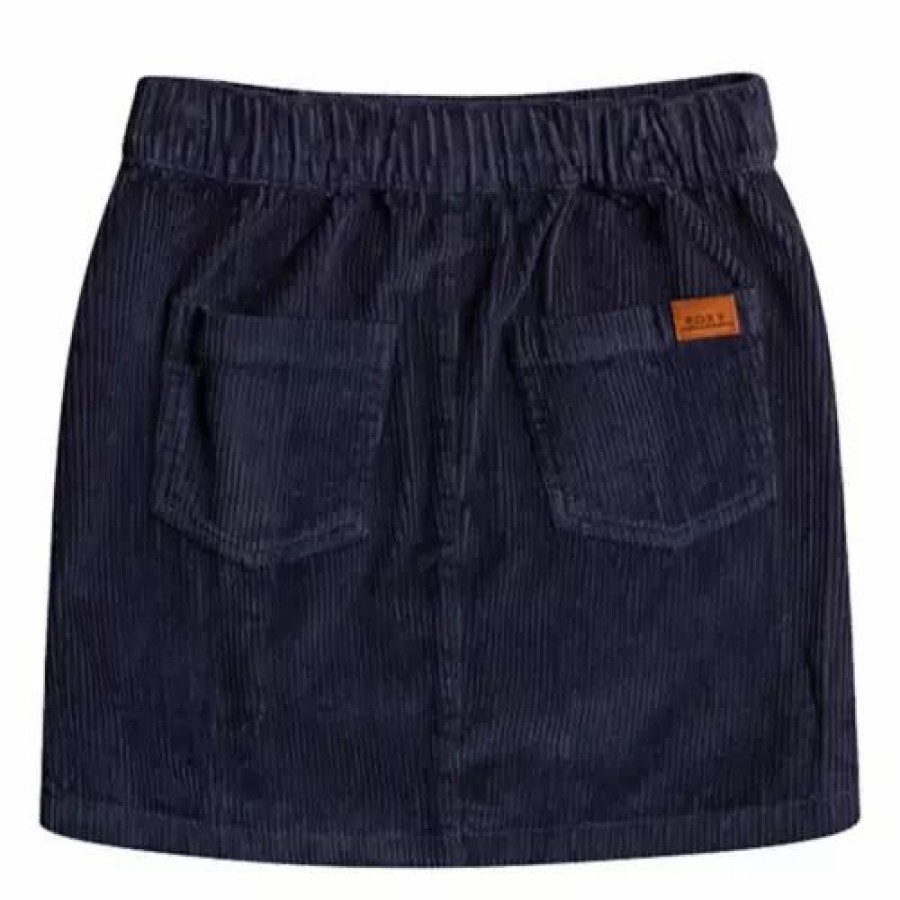 Skirts & Skorts * | Girls' Roxy No Promises Skirt Indigo