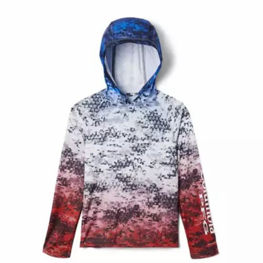 Shirts * | Boys' Columbia Pfg Super Terminal Tackle Hoodie