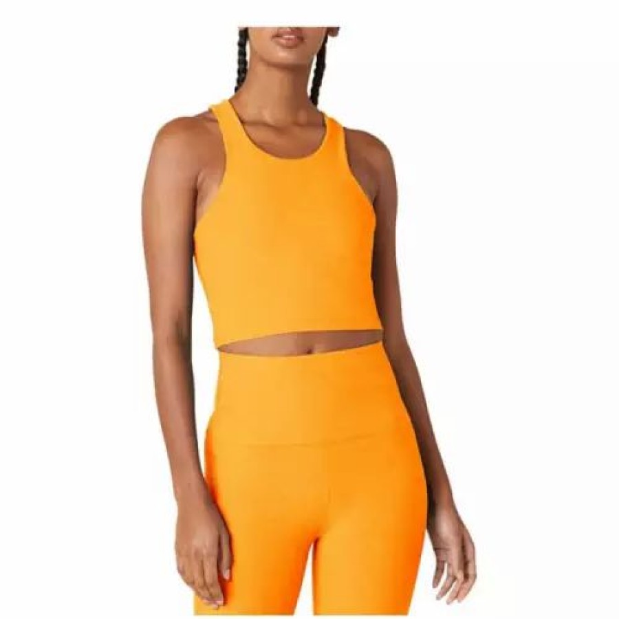 Bras * | Women'S Beyond Yoga Spacedye Focus Cropped Sports Bra