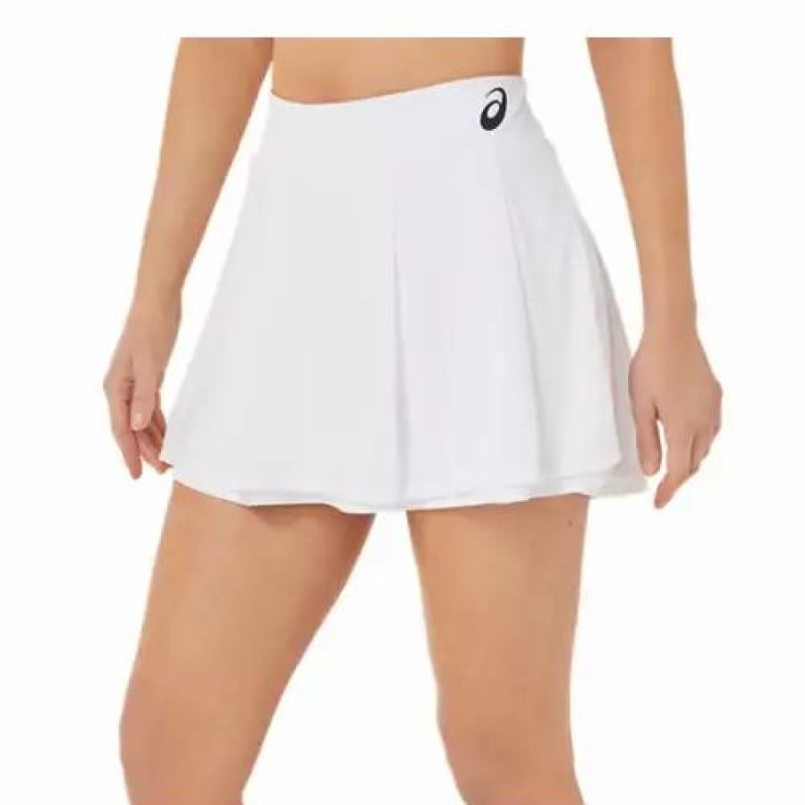 Skirts & Skorts * | Women'S Asics Match Tennis Skort Brilliant White